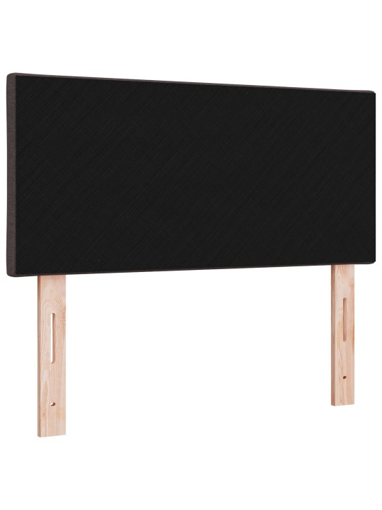 Hlava postele design diamantové bloky tmavě hnědá 100 cm textilie