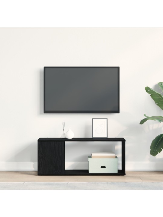 Bílý tv stolek 80x24x32 cm z umělého dřeva