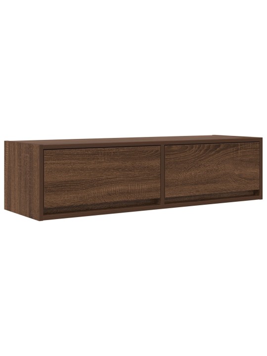 Tv skříň hnědý dub 100x31x25,5 cm kompozitní dřevo