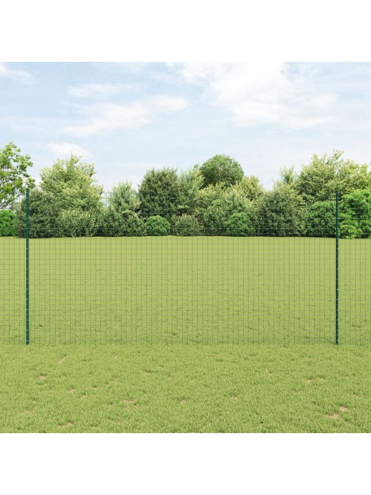 Sloupky na plot 11 ks u kanál zelené 150 cm oceli