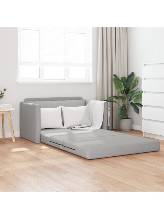 Cloud grey loveseat sofa 124x71x78 cm textilie