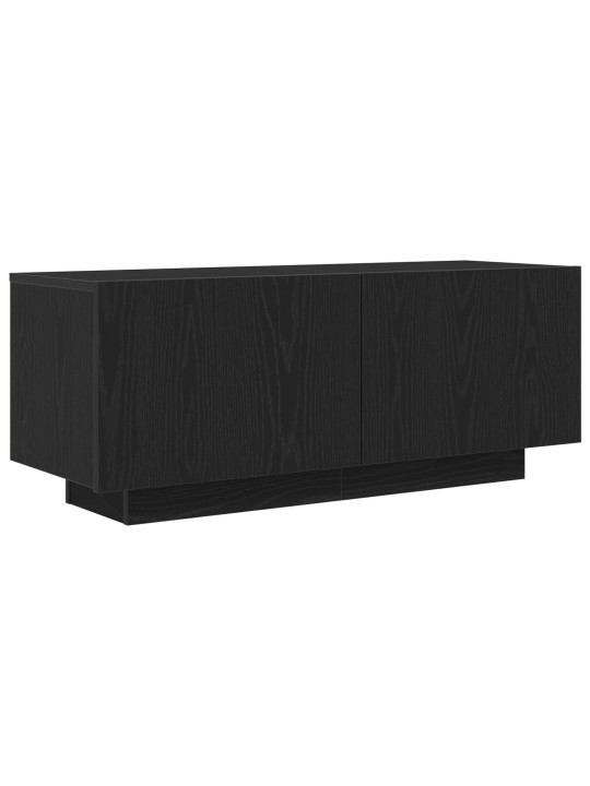 Tv skříň černý dub 100x35x40 cm zpracované dřevo