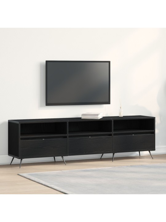 Tv skříň černá 150x30x44,5 cm kompozitní dřevo