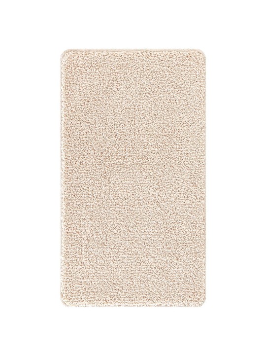 Koupelnová předložka obdélníková krémová 70x120 cm polypropylen protiskluzová