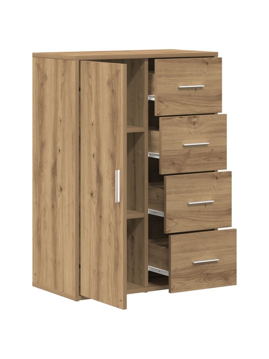Komoda artisan dub 60x31x84 cm inženýrské dřevo