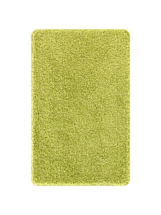 Koupelnová předložka obdélníková zelená 50x80 cm z polypropylenu s protiskluzovým povrchem