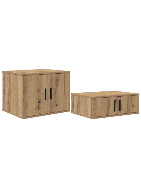 Úložná skříň artisan oak 103x41x40 cm zpracované dřevo