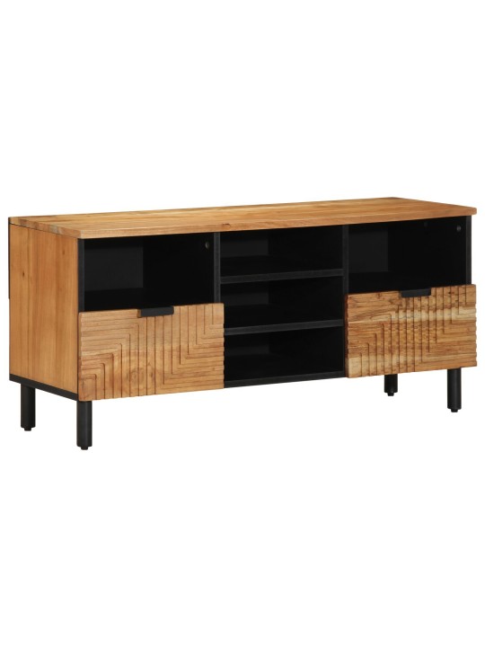 Tv skříň 100x33,5x46 cm z masivního akáciového dřeva