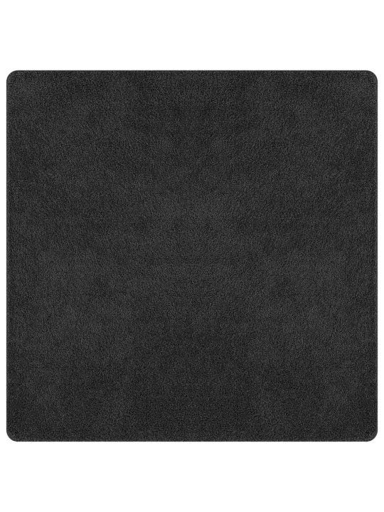 Shaggy koberec s latexovým podkladem tmavě šedý 120x120 cm
