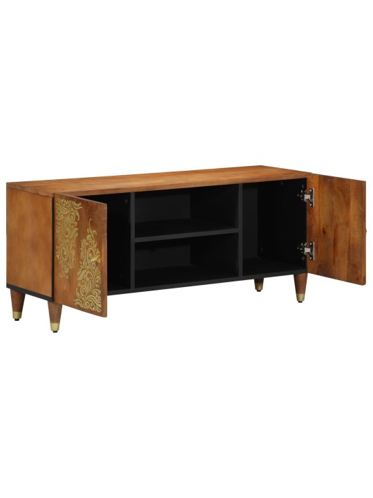 Tv skříň 105x33x46 cm masivní dřevo mango