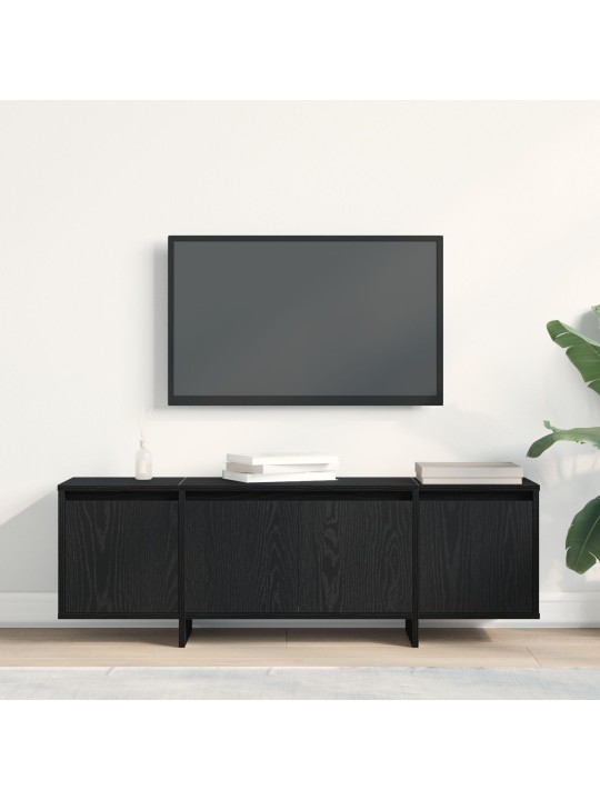 Tv skříň černý dub 120x30x40,5 cm kompozitní dřevo