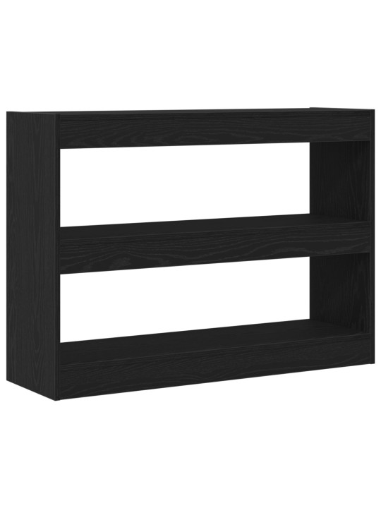Kniha skříň/divider černý dub 100x30x72 cm kompozitní dřevo