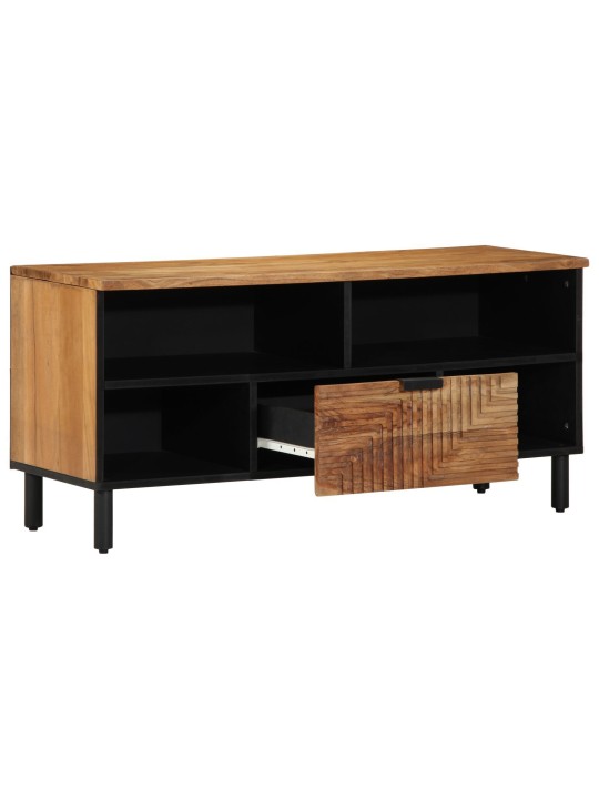 Tv skříň 100x33,5x46 cm masivní dřevo akácie
