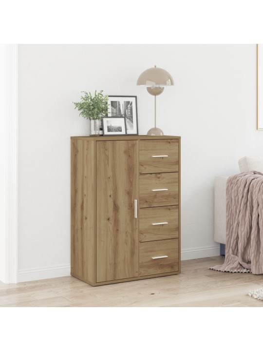 Komoda artisan dub 60x31x84 cm inženýrské dřevo