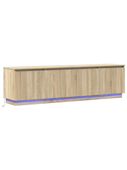 Tv stolek s led sonoma dub 180x38x49 cm vyrobený z inženýrského dřeva