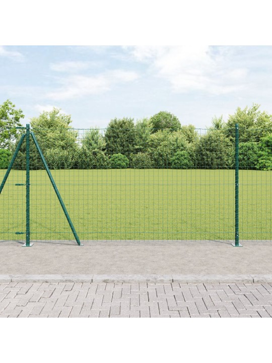 Plotové sloupky s podstavci 52 ks ø32mm 78,5cm zinková ocel