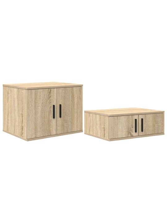 Úložný kabinet sonoma oak 127x41x40 cm z technického dřeva