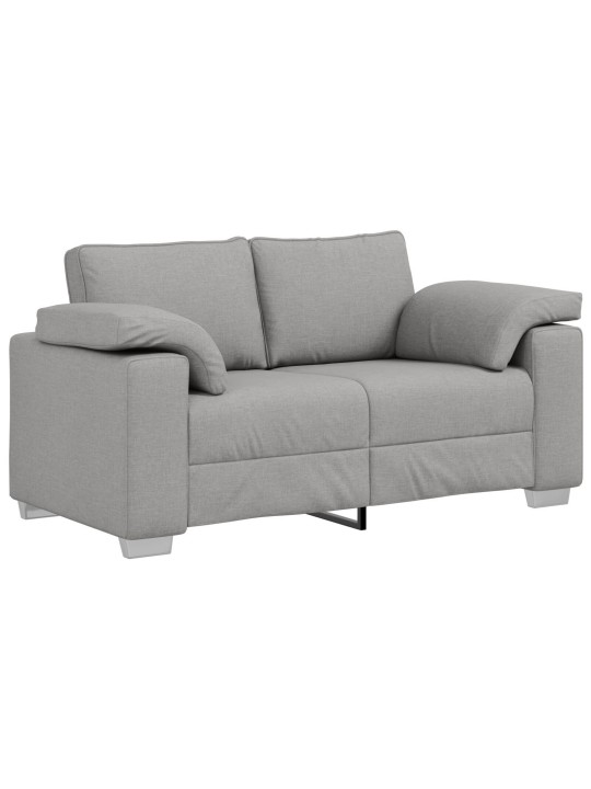 Dvousedací pohovka cloud grey 120 cm textil