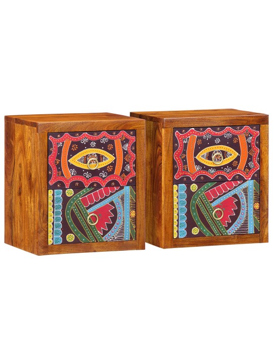 Vidaxl noční skříňky 2 ks 35x30x40 cm masivní dřevo akácie