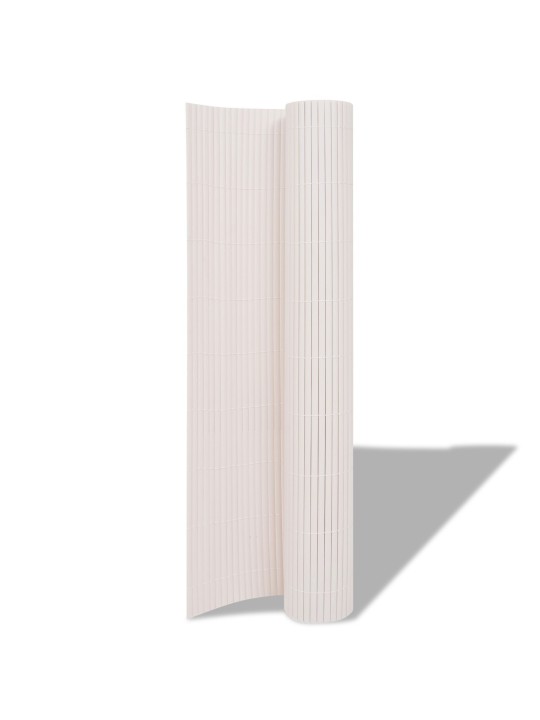 Vidaxl zahradní plot oboustranný pvc 150x300 cm bílá