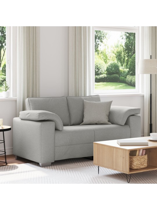 Dvousedací pohovka cloud grey 120 cm textil