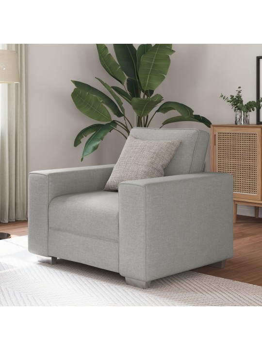 Křeslo cloud grey 59 cm textil