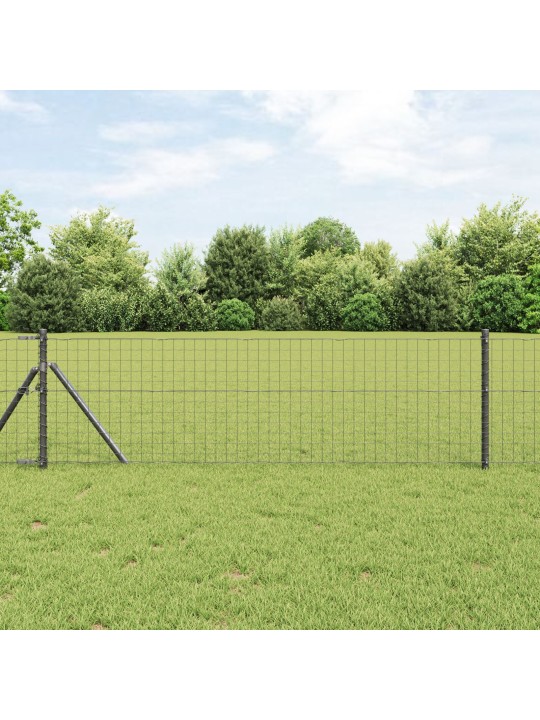 Sítě na ploty 26 ks šedá ø32 mm 80 cm galvanizovaná ocel