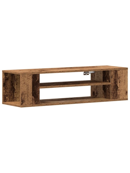 Nástěnná skříňka na tv, staré dřevo, 100 x 30 x 26,5 cm, kompozitní dřevo