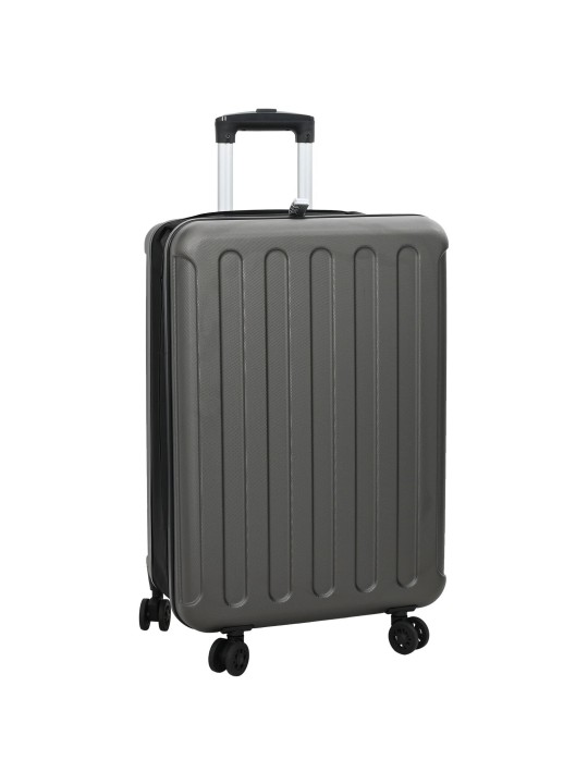 Kufr tvrdý 24'' tmavě šedý 43x27x66 cm abs