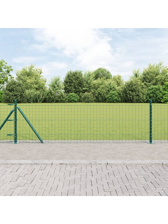 Plotové sloupky s podstavci 52 ks ø32mm 50cm pozinkovaná ocel