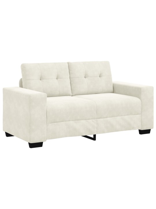 Lavice krémová 120 cm samet