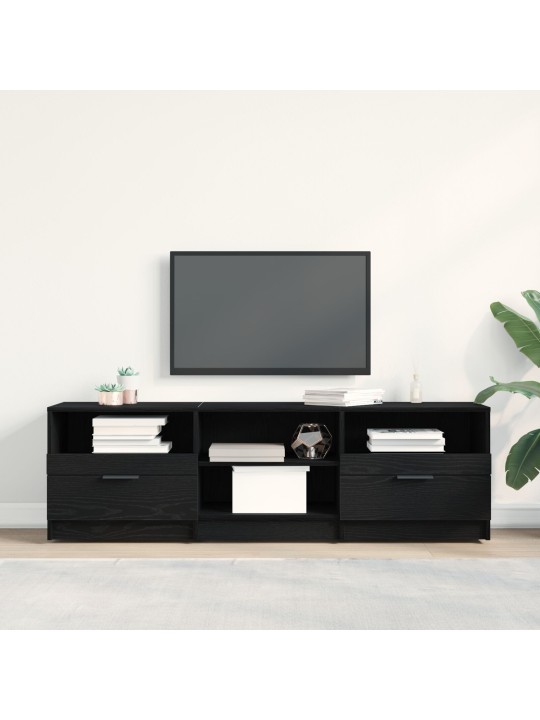 Tv skříň černý dub 150x33,5x45 cm inženýrské dřevo