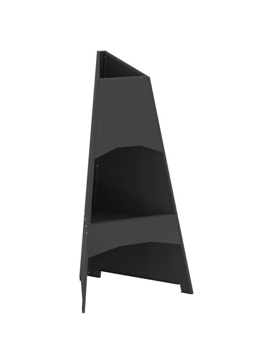 Ohniště pyramidové černé 50x45x95 cm ocel