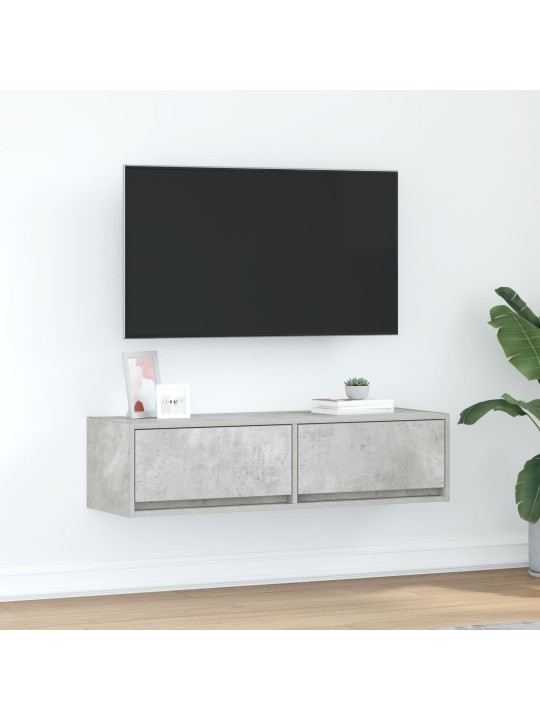 Tv skříň betónově šedá 100x31x25,5 cm kompozitní dřevo