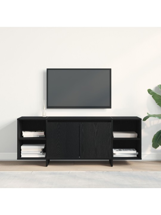 Tv stánek - černý dub - 120x30x40.5 cm - vyrobeno z inženýrské dřeviny