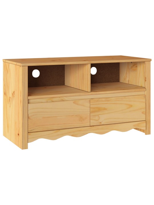 Tv skříň "drammen" 99x43x55 cm masivní dřevo borovice