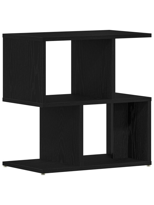 Noční stolek černý dub 50x30x51,5 cm kompozitní dřevo