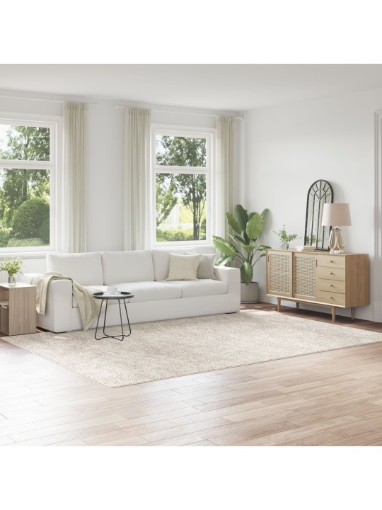 Shaggy koberec s latexovým podkladem krémový 240x340 cm