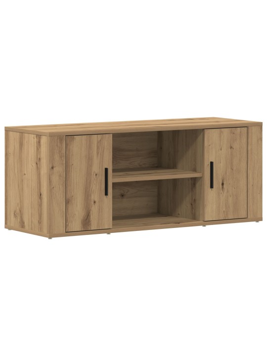 Tv skříň artisan oak 100x35x40 cm zpracované dřevo