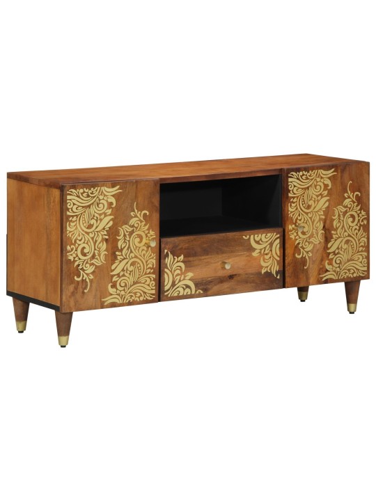 Tv skříň 105x33x46 cm masivní dřevo mangovník