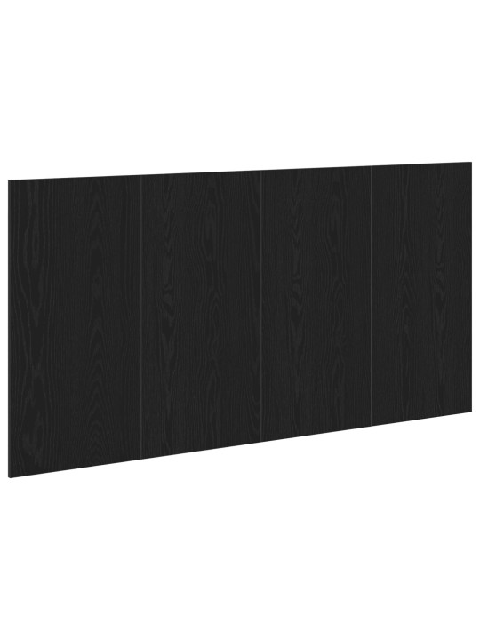 Čelo postele černý dub 160x1,5x80 cm zpracované dřevo
