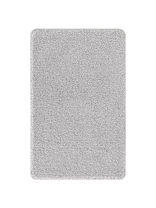 Koupelnová předložka obdélníková šedá 50x80 cm polypropylen protiskluzová