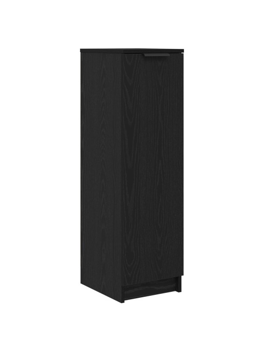 Skříň na boty černej dub 29,5x35x100,5 cm kompozitní dřevo