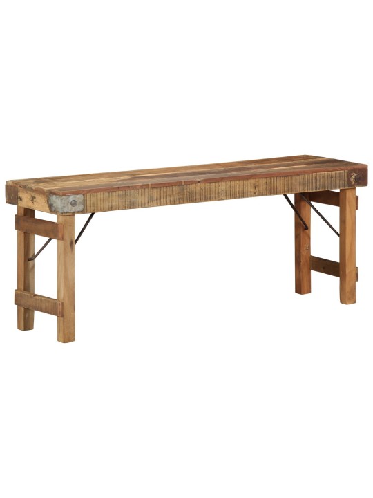 Lavice 110x35x46 cm masivní dřevo recyklované