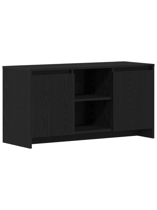 Tv skříň, černý dub, 102x37,5x52,5 cm, z inženýrského dřeva
