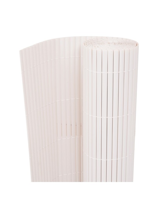 Vidaxl zahradní plot oboustranný pvc 150x300 cm bílá