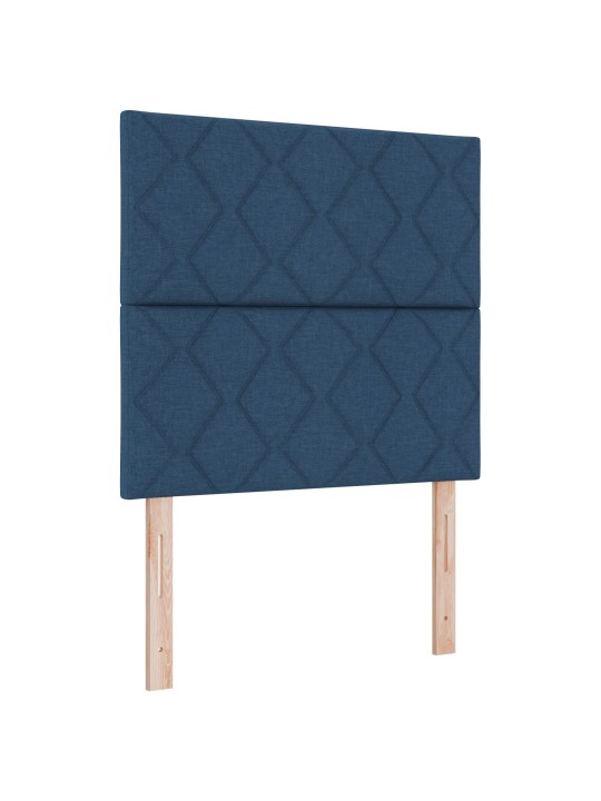 Čelo modré s designem diamantových bloků 100 cm textil, čelo modré s designem diamantových bloků 200 cm textil