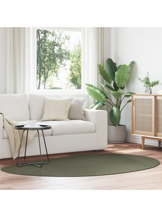 Koberec lesní zelená 140x200 cm polyester proti skluzu