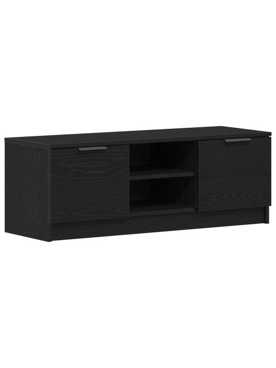 Tv skříň černý dub 102x35x36,5 cm z inženýrské dřevo
