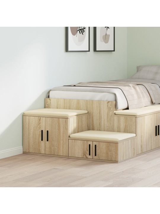 Úložný kabinet sonoma oak 127x41x40 cm z technického dřeva